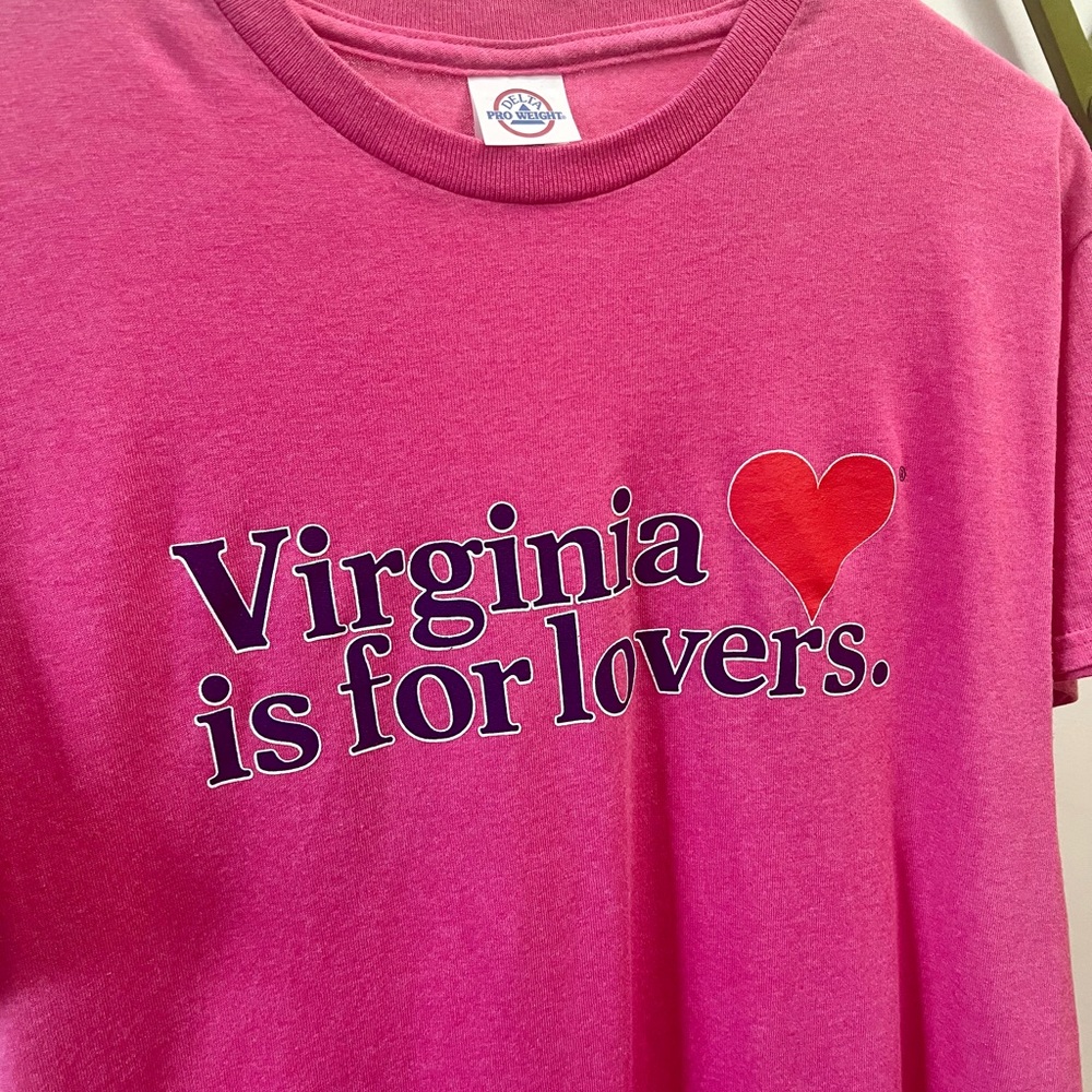 90s Vintage 🩷 “Virginia is for Lovers” Tee - Picture 3 of 3